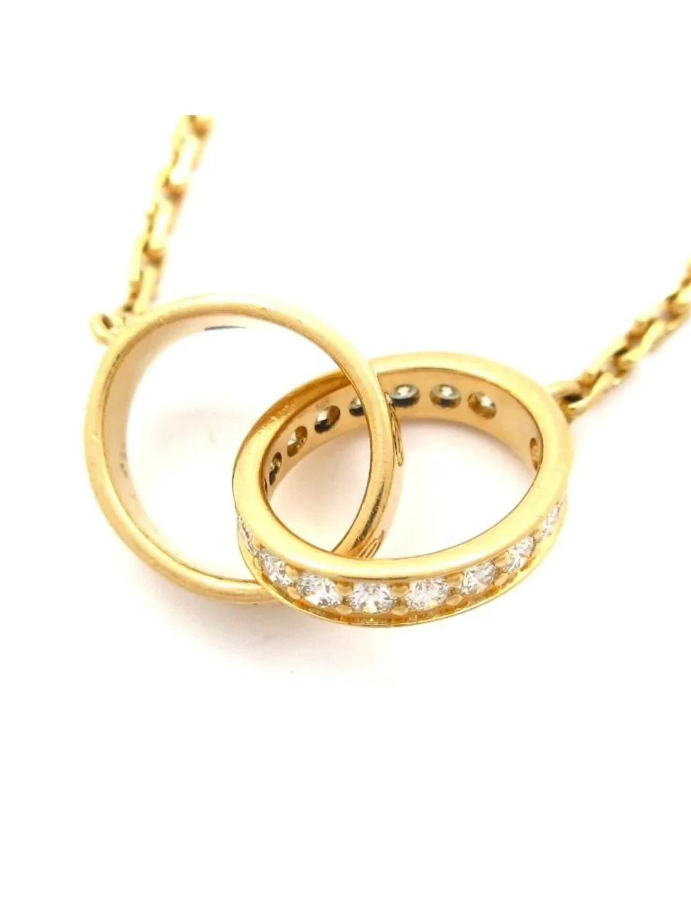 Cartier Necklace Baby Love 18K Yellow Gold Diamond